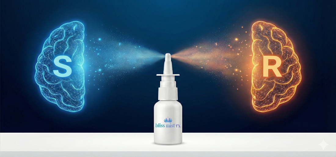 S-Ketamine vs. R-Ketamine: Why Bliss Mist Rx Uses a Hybrid Formula
